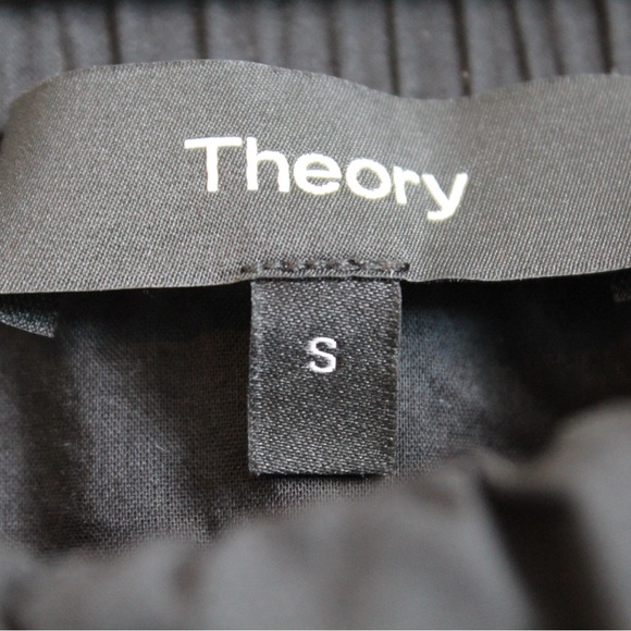 THEORY Off-The-Shoulder Dress in Eyelet Cotton - Picture 7 of 8